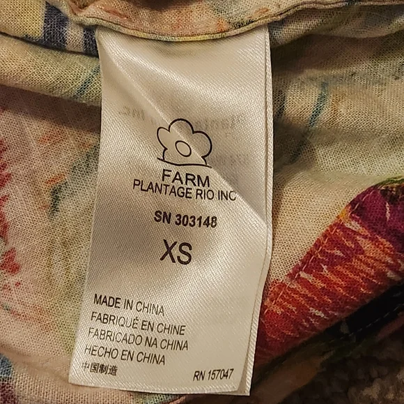 FARM Rio Tropical Parrot One-Shoulder Mini Dress - Picture 8 of 14